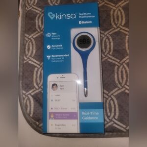 Kinsa QuickCare Bluetooth Thermometer - Blue